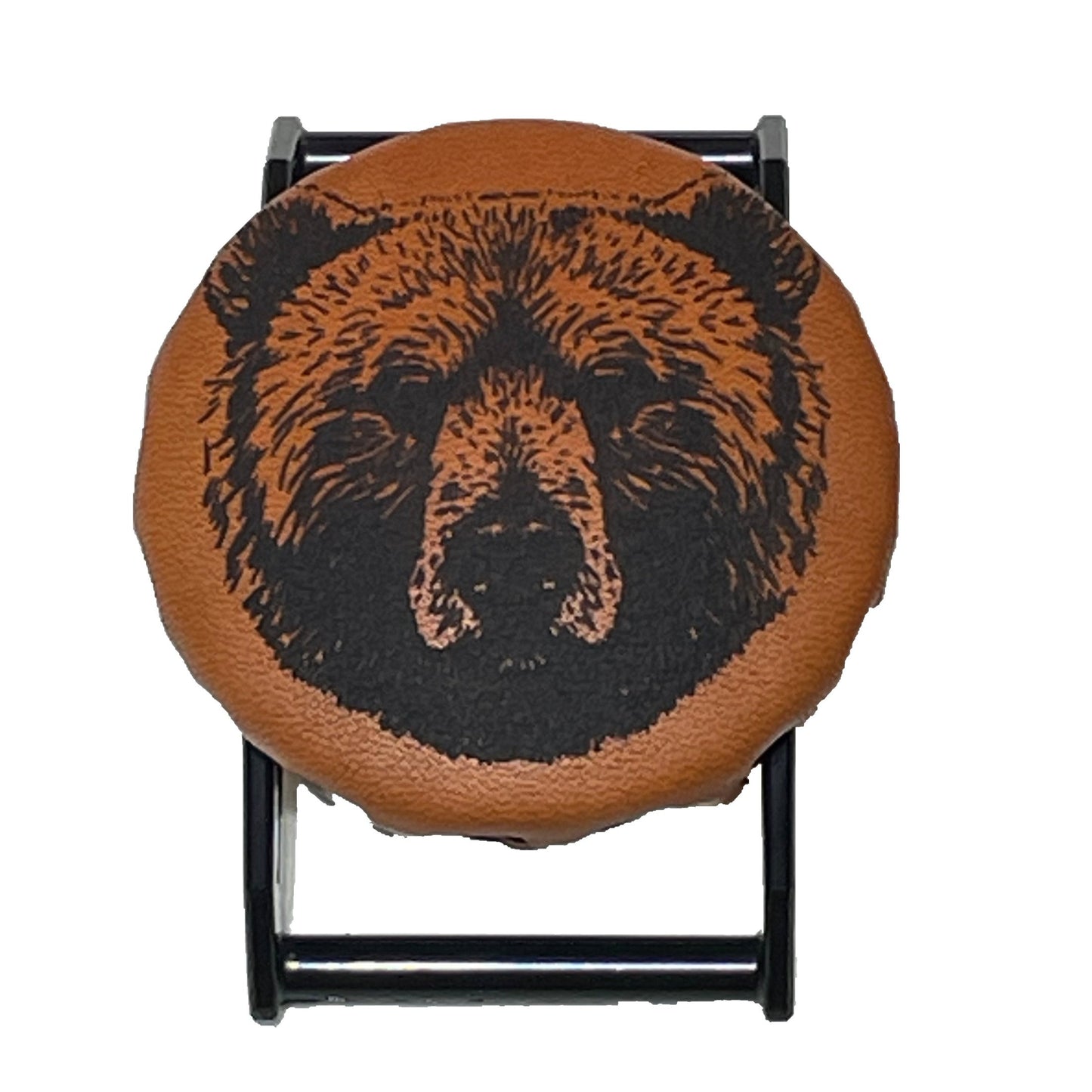 Burnt Orange Bear on Black SPEC