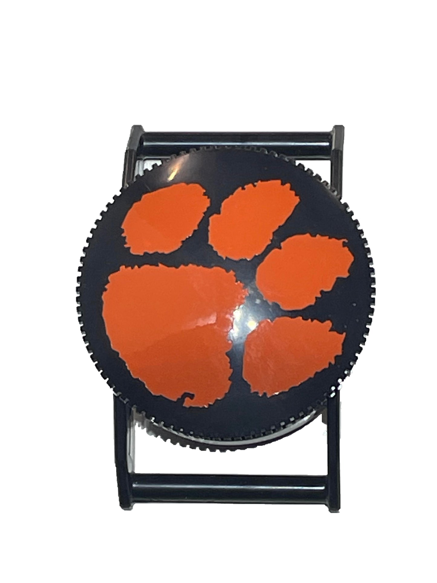 Clemson Orange Paw Black SPEC