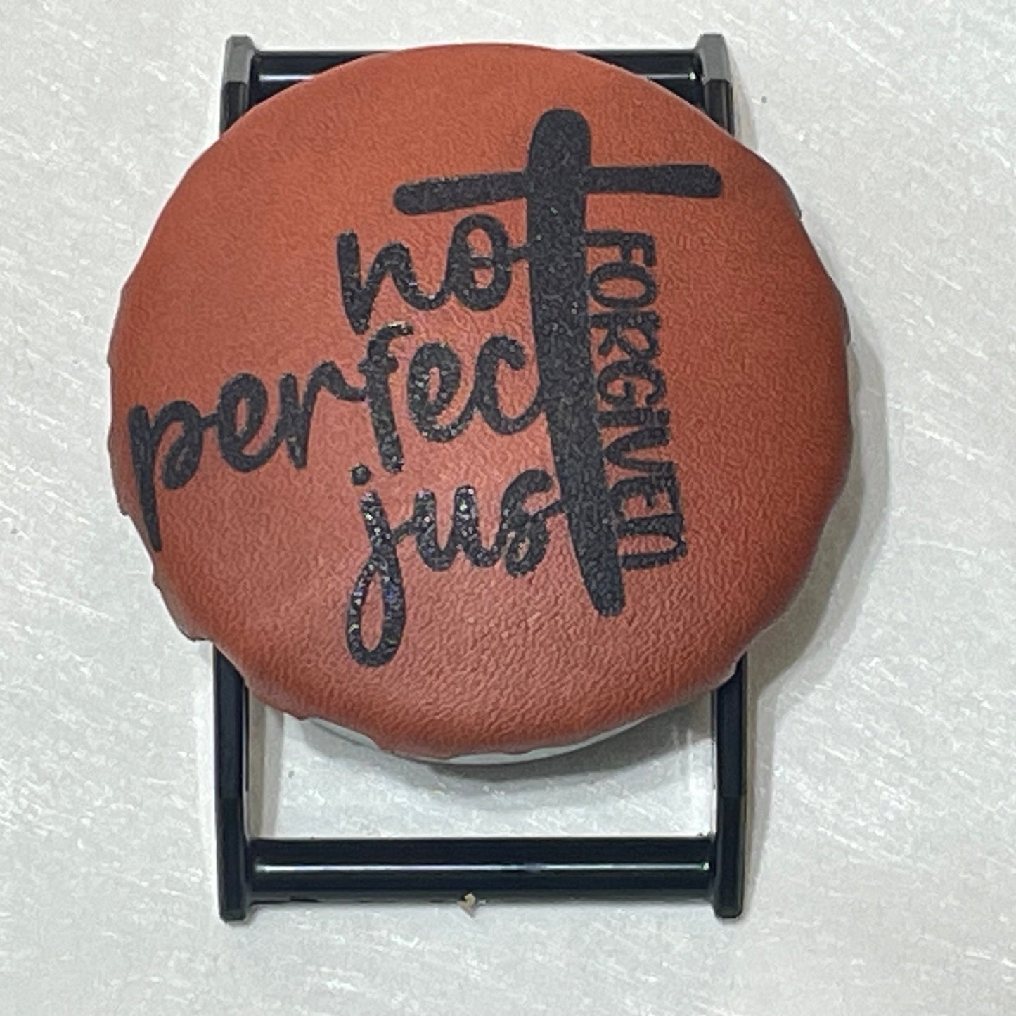 Forgiven Burnt Orange on Black SPEC