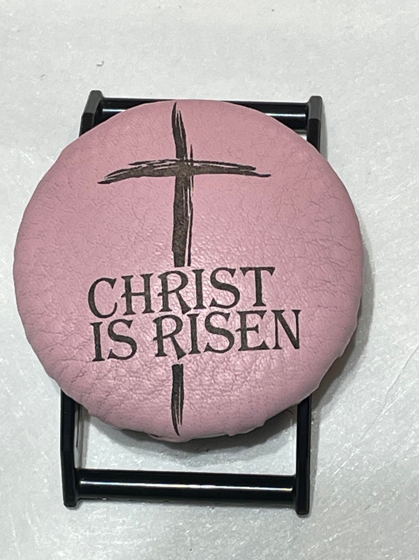 Pink Christ Is Risen on Black SPEC